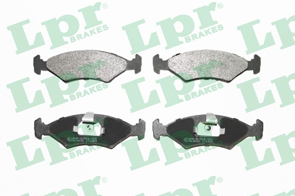 05P628 LPR/AP/RAL Комплект тормозных колодок, дисковый тормоз (фото 1)