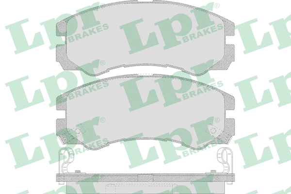 05P658 LPR/AP/RAL Комплект тормозных колодок, дисковый тормоз (фото 1)