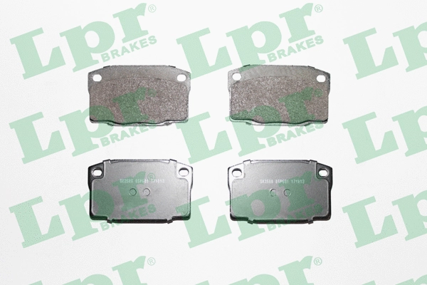 05P681 LPR/AP/RAL Комплект тормозных колодок, дисковый тормоз (фото 1)