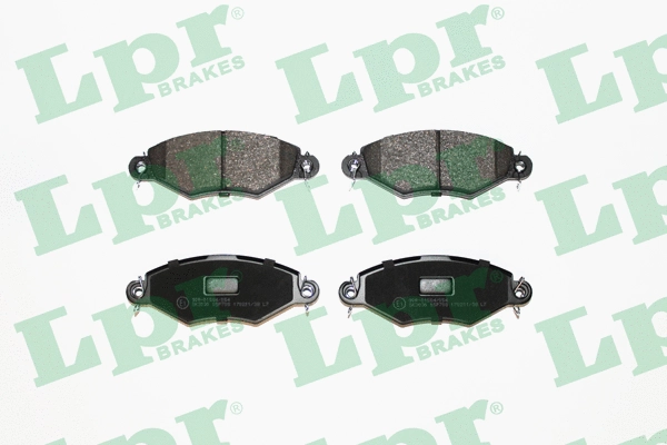 05P708 LPR/AP/RAL Комплект тормозных колодок, дисковый тормоз (фото 1)