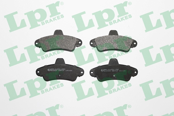 05P714 LPR/AP/RAL Комплект тормозных колодок, дисковый тормоз (фото 1)