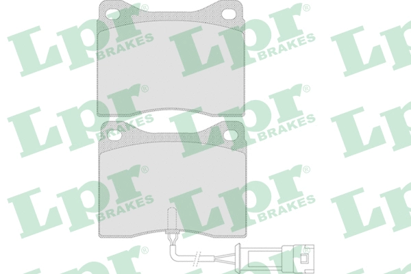 05P743 LPR/AP/RAL Комплект тормозных колодок, дисковый тормоз (фото 1)