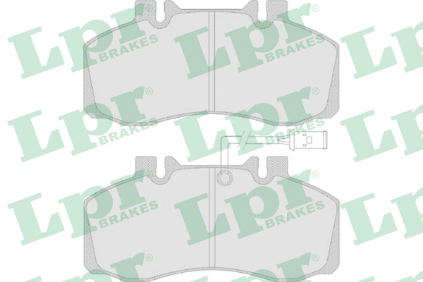 05P760 LPR/AP/RAL Комплект тормозных колодок, дисковый тормоз (фото 1)