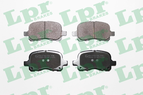 05P768 LPR/AP/RAL Комплект тормозных колодок, дисковый тормоз (фото 1)