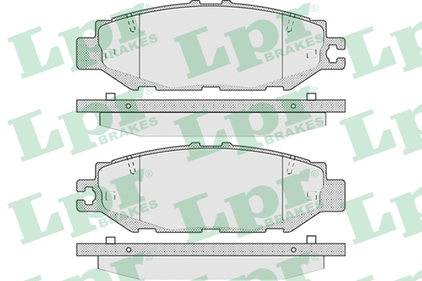 05P939 LPR/AP/RAL Комплект тормозных колодок, дисковый тормоз (фото 1)