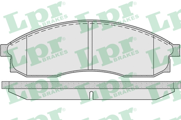 05P942 LPR/AP/RAL Комплект тормозных колодок, дисковый тормоз (фото 1)