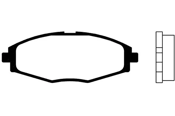 BP-1004 KAVO PARTS Комплект тормозных колодок, дисковый тормоз (фото 1)
