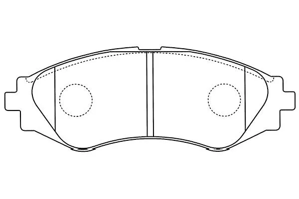 BP-1011 KAVO PARTS Комплект тормозных колодок, дисковый тормоз (фото 1)