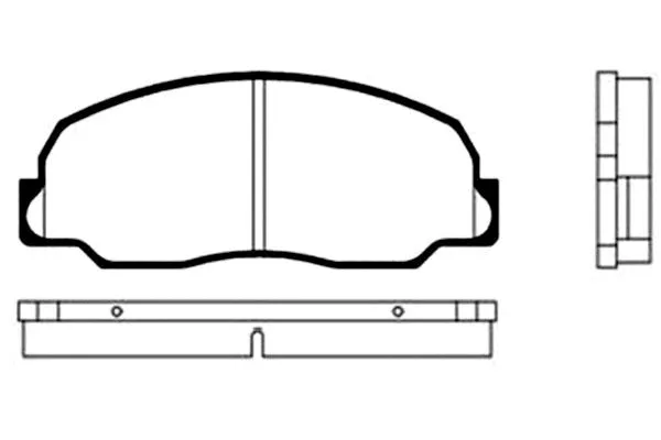 BP-1502 KAVO PARTS Комплект тормозных колодок, дисковый тормоз (фото 1)