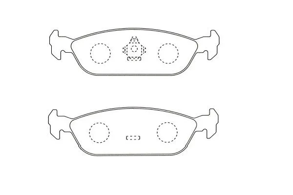 BP-1511 KAVO PARTS Комплект тормозных колодок, дисковый тормоз (фото 1)