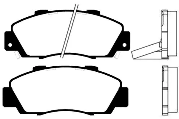 BP-2019 KAVO PARTS Комплект тормозных колодок, дисковый тормоз (фото 1)