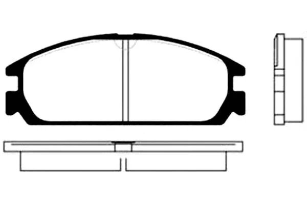 BP-2020 KAVO PARTS Комплект тормозных колодок, дисковый тормоз (фото 1)