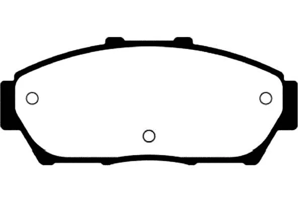 BP-2037 KAVO PARTS Комплект тормозных колодок, дисковый тормоз (фото 1)