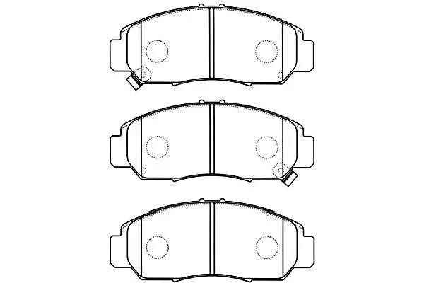 BP-2047 KAVO PARTS Комплект тормозных колодок, дисковый тормоз (фото 1)