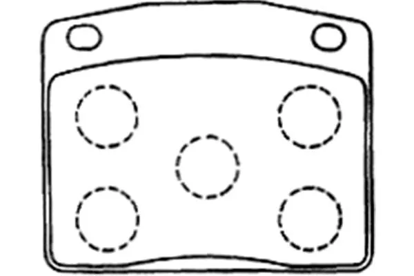 BP-2048 KAVO PARTS Комплект тормозных колодок, дисковый тормоз (фото 1)