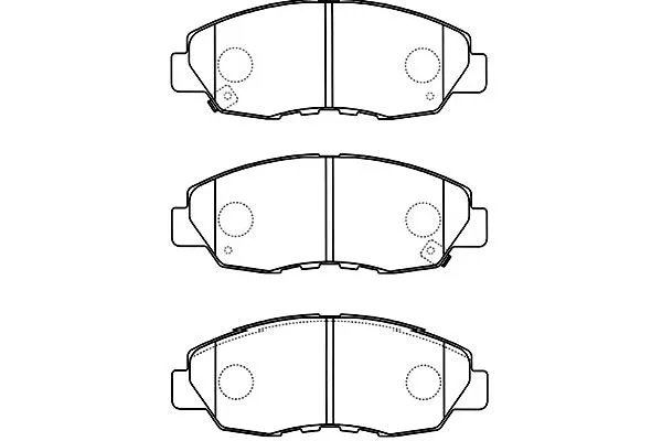 BP-2049 KAVO PARTS Комплект тормозных колодок, дисковый тормоз (фото 1)
