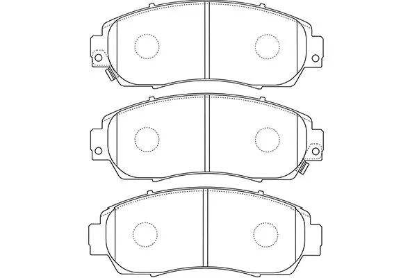 BP-2059 KAVO PARTS Комплект тормозных колодок, дисковый тормоз (фото 1)