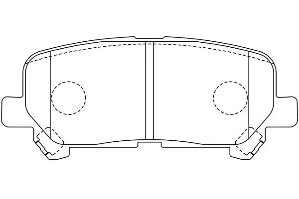 BP-2063 KAVO PARTS Комплект тормозных колодок, дисковый тормоз (фото 1)