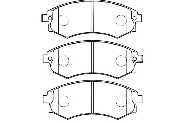 BP-3025 KAVO PARTS Комплект тормозных колодок, дисковый тормоз (фото 1)