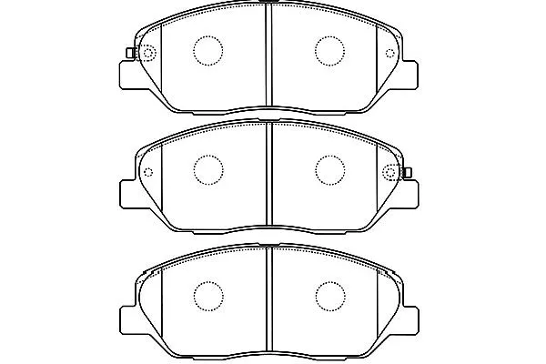 BP-3032 KAVO PARTS Комплект тормозных колодок, дисковый тормоз (фото 1)