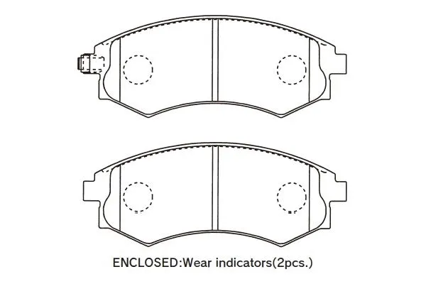 BP-3041 KAVO PARTS Комплект тормозных колодок, дисковый тормоз (фото 1)