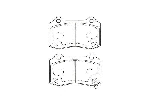 BP-3050 KAVO PARTS Комплект тормозных колодок, дисковый тормоз (фото 1)