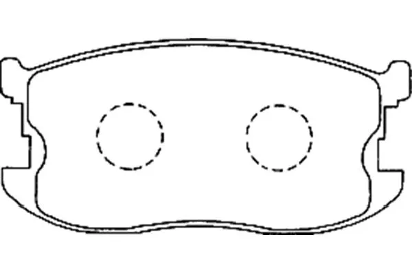 BP-3506 KAVO PARTS Комплект тормозных колодок, дисковый тормоз (фото 1)