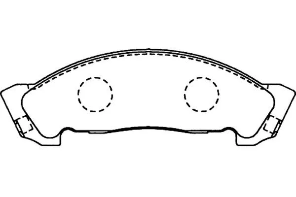 BP-3508 KAVO PARTS Комплект тормозных колодок, дисковый тормоз (фото 1)