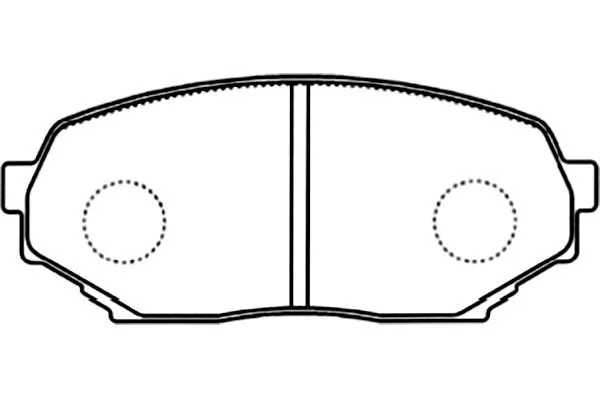 BP-3510 KAVO PARTS Комплект тормозных колодок, дисковый тормоз (фото 1)