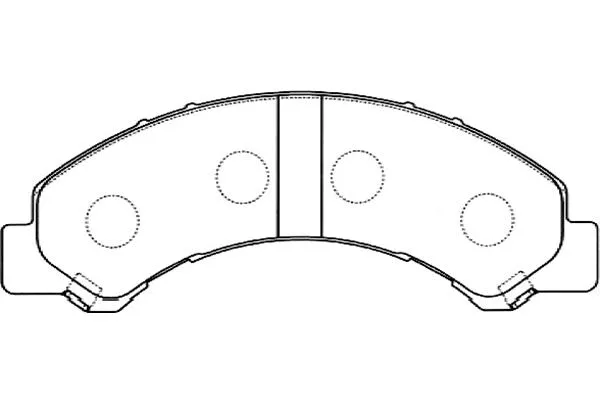BP-3513 KAVO PARTS Комплект тормозных колодок, дисковый тормоз (фото 1)