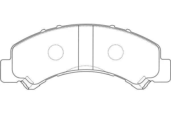 BP-3516 KAVO PARTS Комплект тормозных колодок, дисковый тормоз (фото 1)