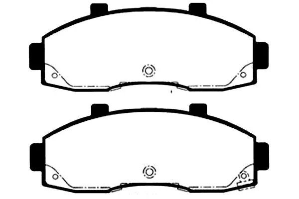 BP-4003 KAVO PARTS Комплект тормозных колодок, дисковый тормоз (фото 1)