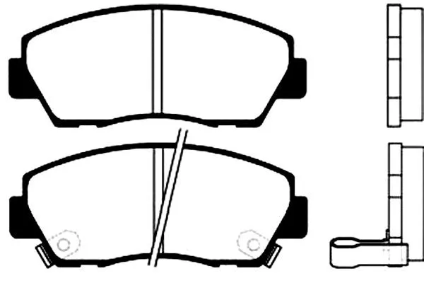 BP-4513 KAVO PARTS Комплект тормозных колодок, дисковый тормоз (фото 1)