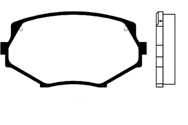 BP-4521 KAVO PARTS Комплект тормозных колодок, дисковый тормоз (фото 1)