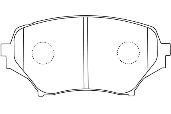 BP-4563 KAVO PARTS Комплект тормозных колодок, дисковый тормоз (фото 1)