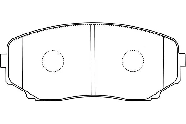 BP-4573 KAVO PARTS Комплект тормозных колодок, дисковый тормоз (фото 1)