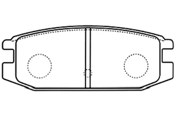 BP-5548 KAVO PARTS Комплект тормозных колодок, дисковый тормоз (фото 1)