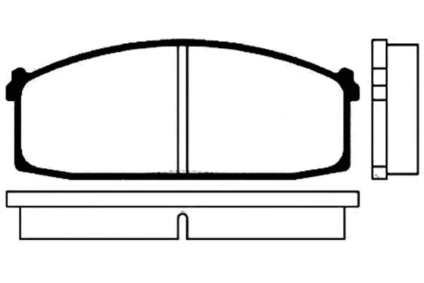 BP-6501 KAVO PARTS Комплект тормозных колодок, дисковый тормоз (фото 1)