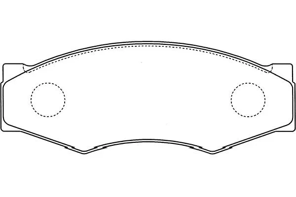 BP-6505 KAVO PARTS Комплект тормозных колодок, дисковый тормоз (фото 1)