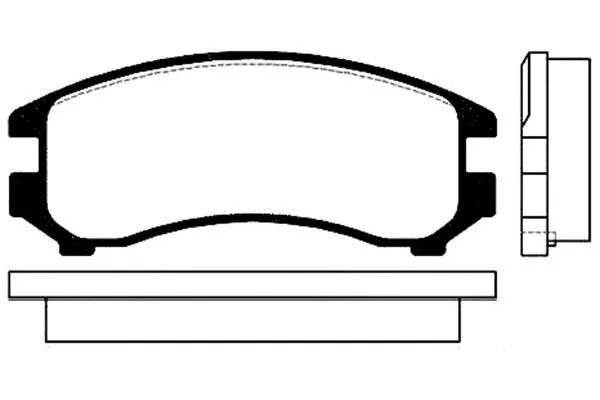 BP-6511 KAVO PARTS Комплект тормозных колодок, дисковый тормоз (фото 1)