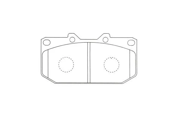 BP-6513 KAVO PARTS Комплект тормозных колодок, дисковый тормоз (фото 1)