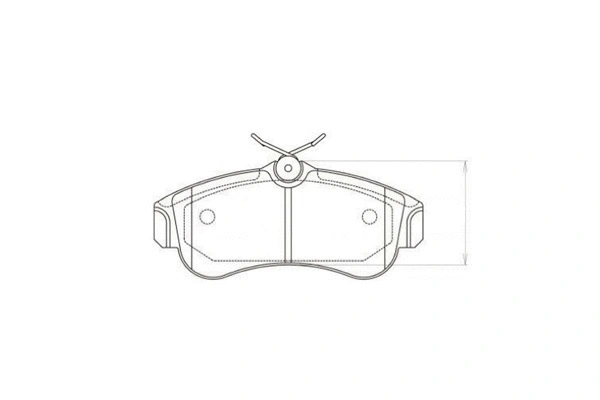 BP-6515 KAVO PARTS Комплект тормозных колодок, дисковый тормоз (фото 1)