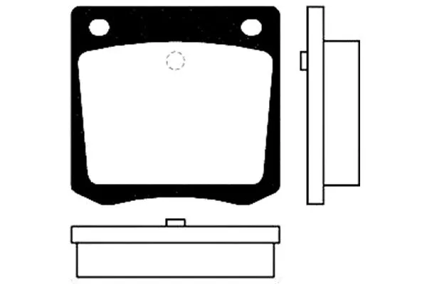 BP-6540 KAVO PARTS Комплект тормозных колодок, дисковый тормоз (фото 1)