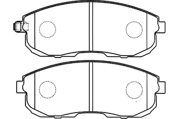 BP-6567 KAVO PARTS Комплект тормозных колодок, дисковый тормоз (фото 1)