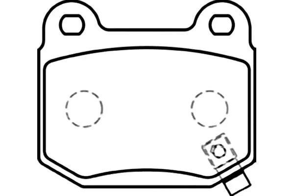BP-6574 KAVO PARTS Комплект тормозных колодок, дисковый тормоз (фото 1)