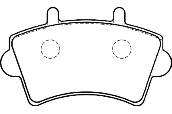 BP-6575 KAVO PARTS Комплект тормозных колодок, дисковый тормоз (фото 1)