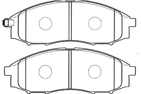 BP-6581 KAVO PARTS Комплект тормозных колодок, дисковый тормоз (фото 1)