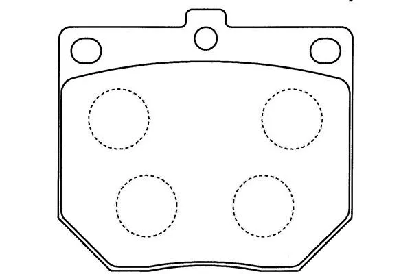 BP-6585 KAVO PARTS Комплект тормозных колодок, дисковый тормоз (фото 1)