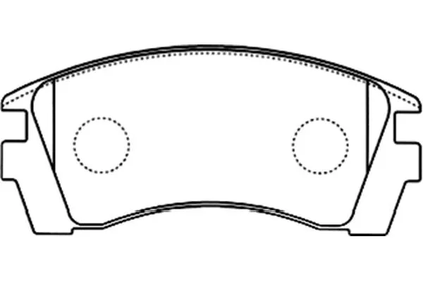 BP-6592 KAVO PARTS Комплект тормозных колодок, дисковый тормоз (фото 1)