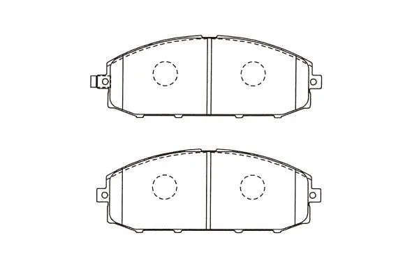 BP-6619 KAVO PARTS Комплект тормозных колодок, дисковый тормоз (фото 1)